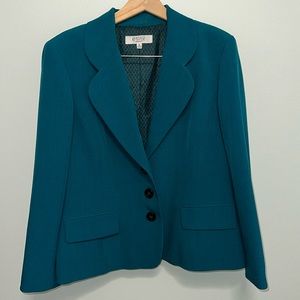 Kasper Blazer size 16 Teal